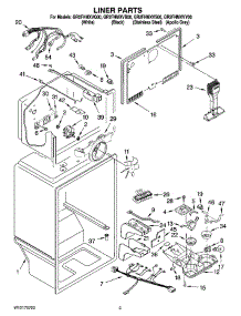 02 - Liner Parts parts for Whirlpool Refrigerator GR2FHMXVQ00 from AppliancePartsPros.com