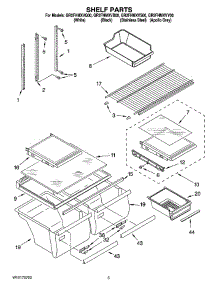 03 - Shelf Parts parts for Whirlpool Refrigerator GR2FHMXVQ00 from AppliancePartsPros.com