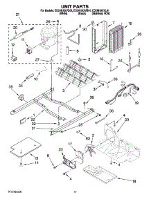 11 - Unit Parts parts for Whirlpool Refrigerator ED5HHAXVQ01 from AppliancePartsPros.com