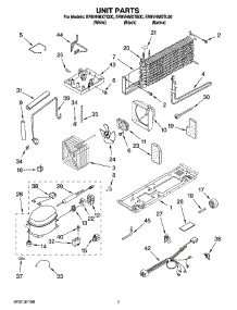 04 - Unit Parts parts for Whirlpool Refrigerator ER8VHMXTQ00 from AppliancePartsPros.com