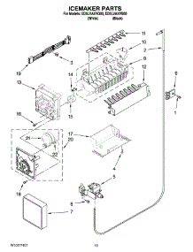 12 - Icemaker Parts, Optional Parts (Not Included) parts for Whirlpool Refrigerator ED5LVAXVQ00 from AppliancePartsPros.com