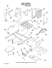 11 - Unit Parts parts for Whirlpool Refrigerator ED5HVAXVL00 from AppliancePartsPros.com