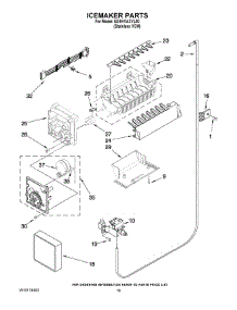 12 - Icemaker Parts parts for Whirlpool Refrigerator ED5HVAXVL00 from AppliancePartsPros.com