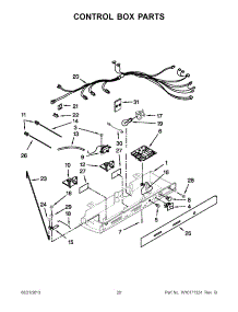 11 - Control Box Parts parts for Whirlpool Refrigerator ED5HHAXVB00 from AppliancePartsPros.com