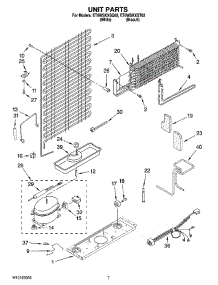 04 - Unit Parts parts for Whirlpool Refrigerator ET6WSKXSQ02 from AppliancePartsPros.com