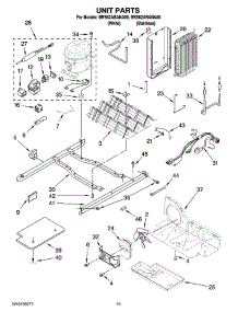09 - Unit Parts parts for Whirlpool Refrigerator BRS62ABANA00 from AppliancePartsPros.com