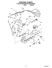 11 - Control Parts parts for Whirlpool Refrigerator BRS62ABANA00 from AppliancePartsPros.com