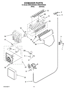 12 - Icemaker Parts, Optional Parts (Not Included) parts for Whirlpool Refrigerator BRS62ABANA00 from AppliancePartsPros.com