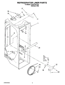 02 - Refrigerator Liner Parts parts for Whirlpool Refrigerator 7GS2FHAXTA01 from AppliancePartsPros.com