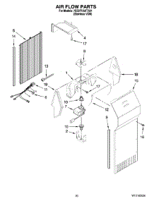 12 - Air Flow Parts, Optional Parts (Not Included) parts for Whirlpool Refrigerator 7GS2FHAXTA01 from AppliancePartsPros.com
