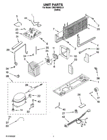 04 - Unit Parts parts for Whirlpool Refrigerator ER8YHMXSL01 from AppliancePartsPros.com