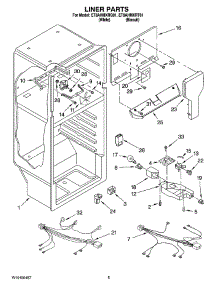 03 - Liner Parts parts for Whirlpool Refrigerator ET8AHMXRQ01 from AppliancePartsPros.com