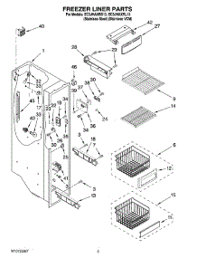 04 - Freezer Liner Parts parts for Whirlpool Refrigerator EC3JHAXRL13 from AppliancePartsPros.com