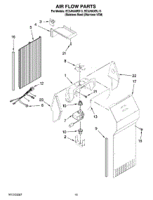 09 - Air Flow Parts parts for Whirlpool Refrigerator EC3JHAXRL13 from AppliancePartsPros.com