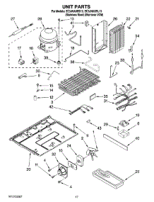 11 - Unit Parts parts for Whirlpool Refrigerator EC3JHAXRL13 from AppliancePartsPros.com