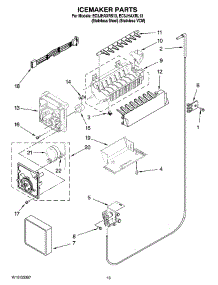 12 - Icemaker Parts, Optional Parts (Not Included) parts for Whirlpool Refrigerator EC3JHAXRL13 from AppliancePartsPros.com