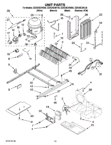 09 - Unit Parts parts for Whirlpool Refrigerator ED2GHEXNB06 from AppliancePartsPros.com