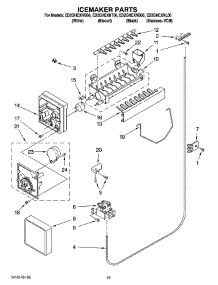 12 - Icemaker Parts, Optional Parts (Not Included) parts for Whirlpool Refrigerator ED2GHEXNQ06 from AppliancePartsPros.com