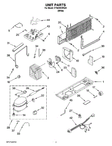 04 - Unit Parts parts for Whirlpool Refrigerator ET8AHKXRQ01 from AppliancePartsPros.com