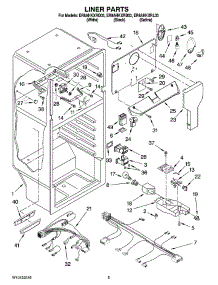 03 - Liner Parts parts for Whirlpool Refrigerator ER8AHKXRQ03 from AppliancePartsPros.com