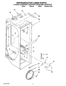 02 - Refrigerator Liner Parts parts for Whirlpool Refrigerator ED2GHEXNT06 from AppliancePartsPros.com