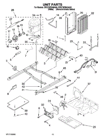 09 - Unit Parts parts for Whirlpool Refrigerator BRS70EMANA00 from AppliancePartsPros.com