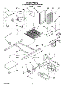 09 - Unit Parts parts for Whirlpool Refrigerator ED5GTGXNQ12 from AppliancePartsPros.com
