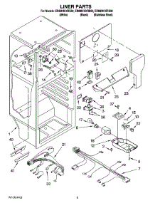 03 - Liner Parts parts for Whirlpool Refrigerator ER8MHKXRS02 from AppliancePartsPros.com