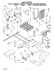 11 - Unit Parts parts for Whirlpool Refrigerator GS6SHEXNQ04 from AppliancePartsPros.com