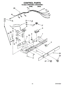 11 - Control Parts parts for Whirlpool Refrigerator ED5GTGXNQ14 from AppliancePartsPros.com