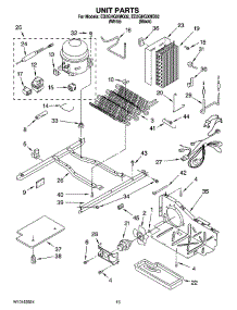 09 - Unit Parts parts for Whirlpool Refrigerator ED2GHGXMQ02 from AppliancePartsPros.com