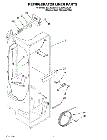 02 - Refrigerator Liner Parts parts for Whirlpool Refrigerator EC3JHAXRS13 from AppliancePartsPros.com