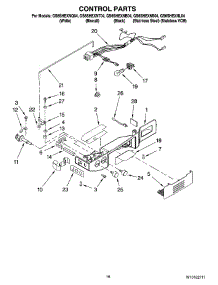 10 - Control Parts parts for Whirlpool Refrigerator GS6SHEXNT04 from AppliancePartsPros.com