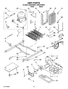 09 - Unit Parts parts for Whirlpool Refrigerator ED5GTGXNB14 from AppliancePartsPros.com