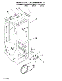 02 - Refrigerator Liner Parts parts for Whirlpool Refrigerator ED5CHQXKB06 from AppliancePartsPros.com