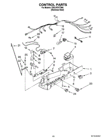 11 - Control Parts parts for Whirlpool Refrigerator ED2JVEXTS00 from AppliancePartsPros.com