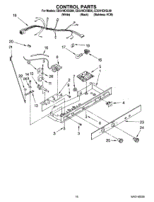 11 - Control Parts parts for Whirlpool Refrigerator ED5VHEXSL00 from AppliancePartsPros.com