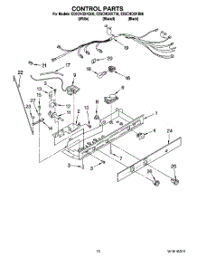 11 - Control Parts parts for Whirlpool Refrigerator ED5CHQXKB06 from AppliancePartsPros.com