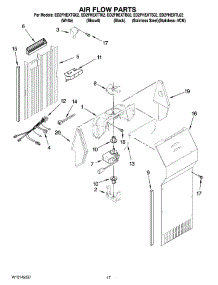 10 - Air Flow Parts parts for Whirlpool Refrigerator ED2FHEXTT02 from AppliancePartsPros.com