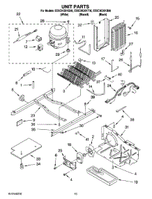 09 - Unit Parts parts for Whirlpool Refrigerator ED5CHQXKQ06 from AppliancePartsPros.com