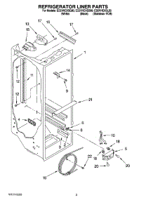 02 - Refrigerator Liner Parts parts for Whirlpool Refrigerator ED2VHEXSQ00 from AppliancePartsPros.com