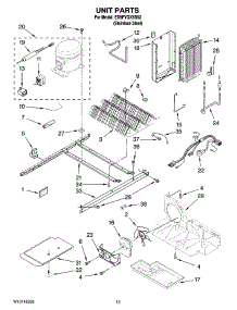 09 - Unit Parts parts for Whirlpool Refrigerator ED5FVGXSS02 from AppliancePartsPros.com