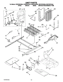 09 - Unit Parts parts for Whirlpool Refrigerator ED2FHEXSS04 from AppliancePartsPros.com