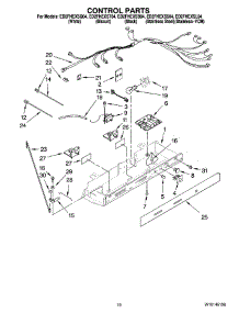 11 - Control Parts parts for Whirlpool Refrigerator ED2FHEXSS04 from AppliancePartsPros.com