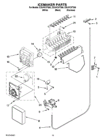 12 - Icemaker Parts, Optional Parts (Not Included) parts for Whirlpool Refrigerator ED5JVEXTB00 from AppliancePartsPros.com