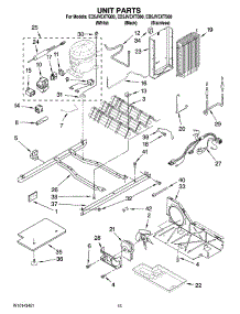 09 - Unit Parts parts for Whirlpool Refrigerator ED5JVEXTQ00 from AppliancePartsPros.com