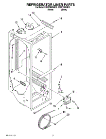 02 - Refrigerator Liner Parts parts for Whirlpool Refrigerator ED5GTGXNQ13 from AppliancePartsPros.com