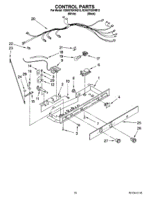 11 - Control Parts parts for Whirlpool Refrigerator ED5GTGXNQ13 from AppliancePartsPros.com