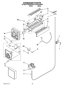 12 - Icemaker Parts, Optional Parts (Not Included) parts for Whirlpool Refrigerator ED5GTGXNQ13 from AppliancePartsPros.com