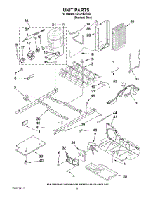 09 - Unit Parts parts for Whirlpool Refrigerator ED2JHEXTS00 from AppliancePartsPros.com